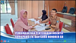 Pembinaan dan Penyerahan Insentif Guru PAUD, TK dan Guru Honorer SD
