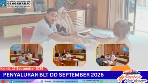 Penyaluran BLT DD Periode September 2026